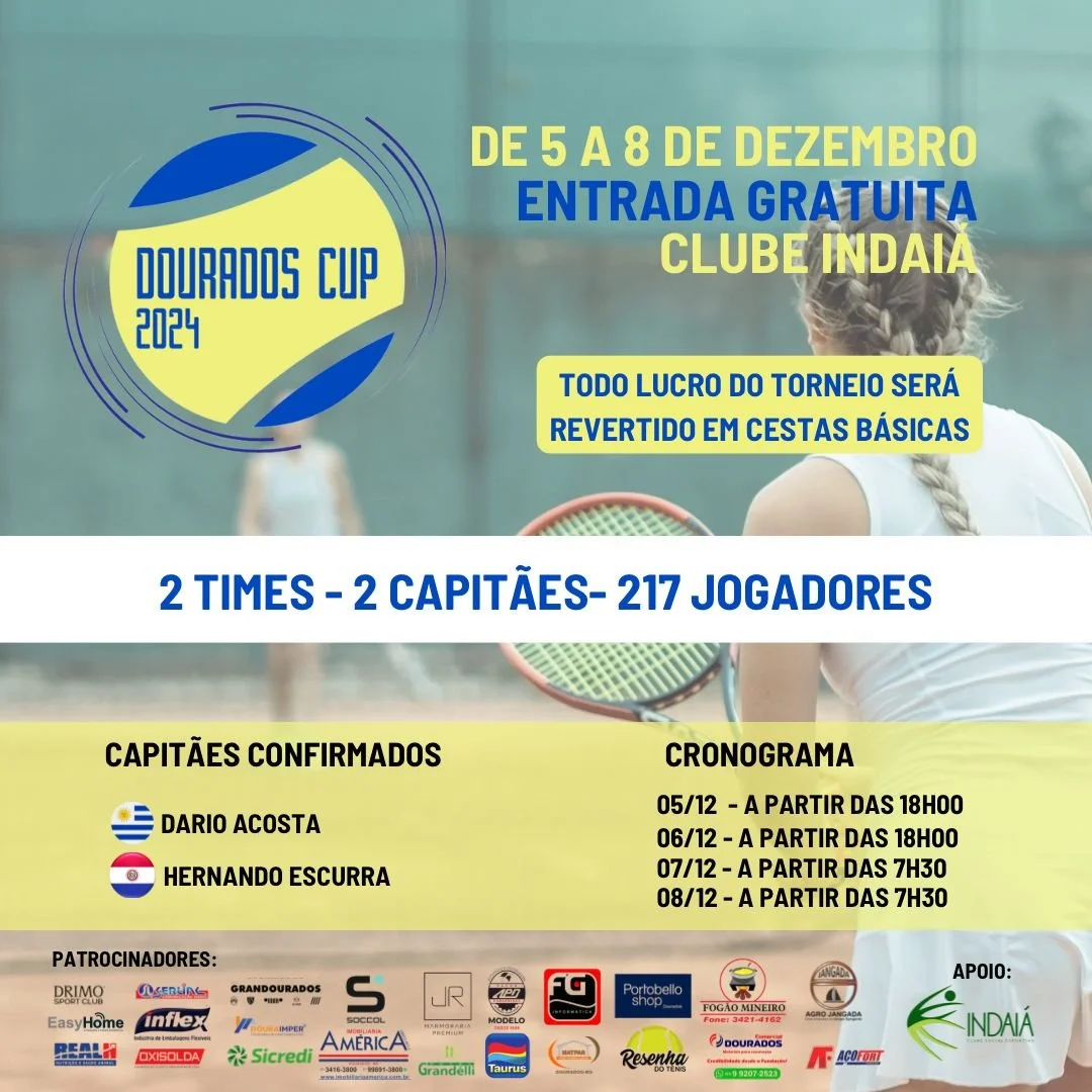 Dourados Cup 2024: grande torneio começa nesta quinta-feira