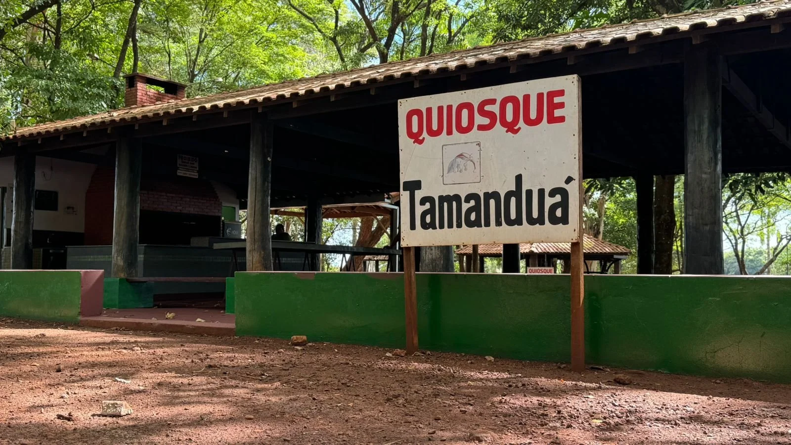 Quiosque Tamanduá é revitalizado e já está disponível para uso