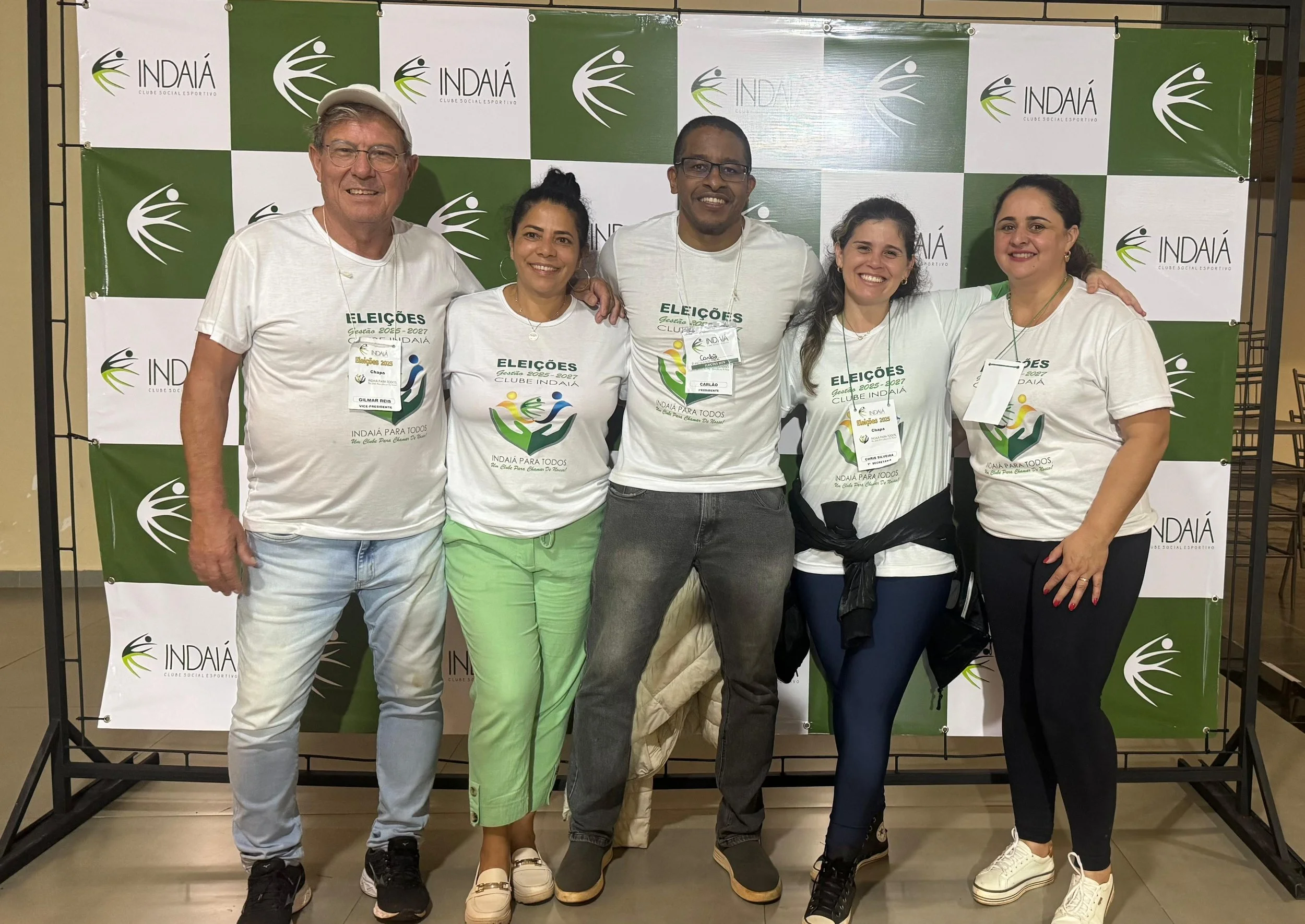 Chapa 1: Carlão e Gilmar são eleitos com mais de 58% dos votos