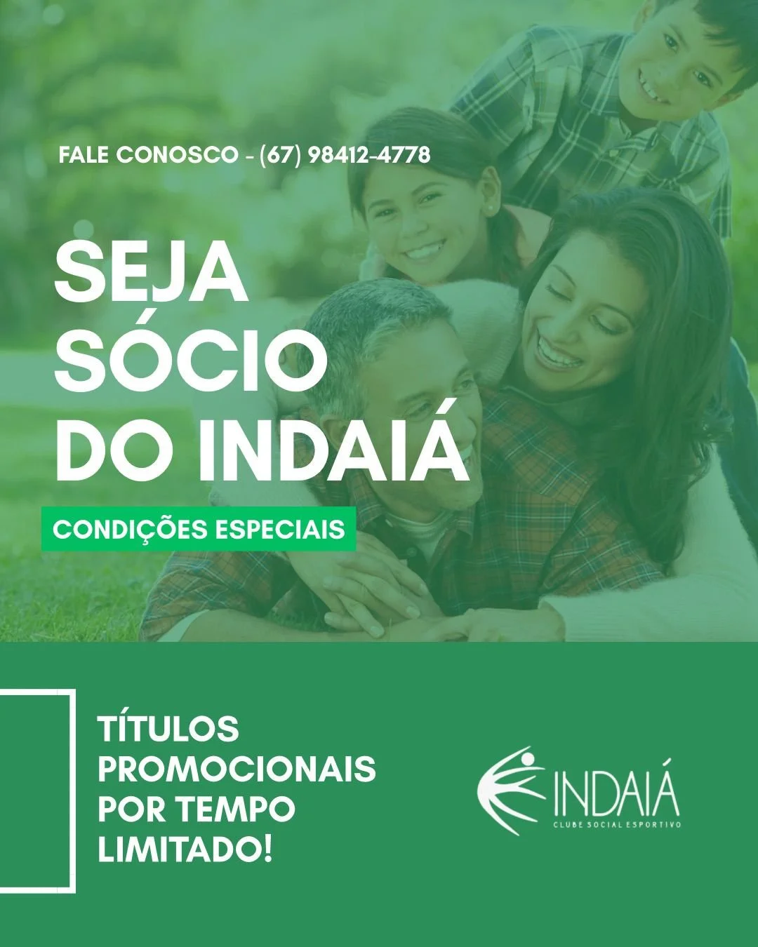 Clube Indaiá inicia campanha de venda de títulos com valores promocionais