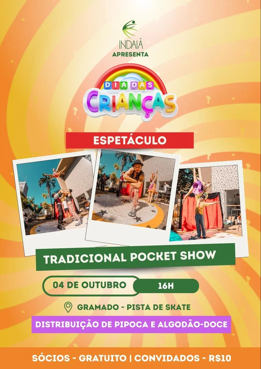Espetáculo: Tradicional Pocket Show - Especia Dia das Crianças