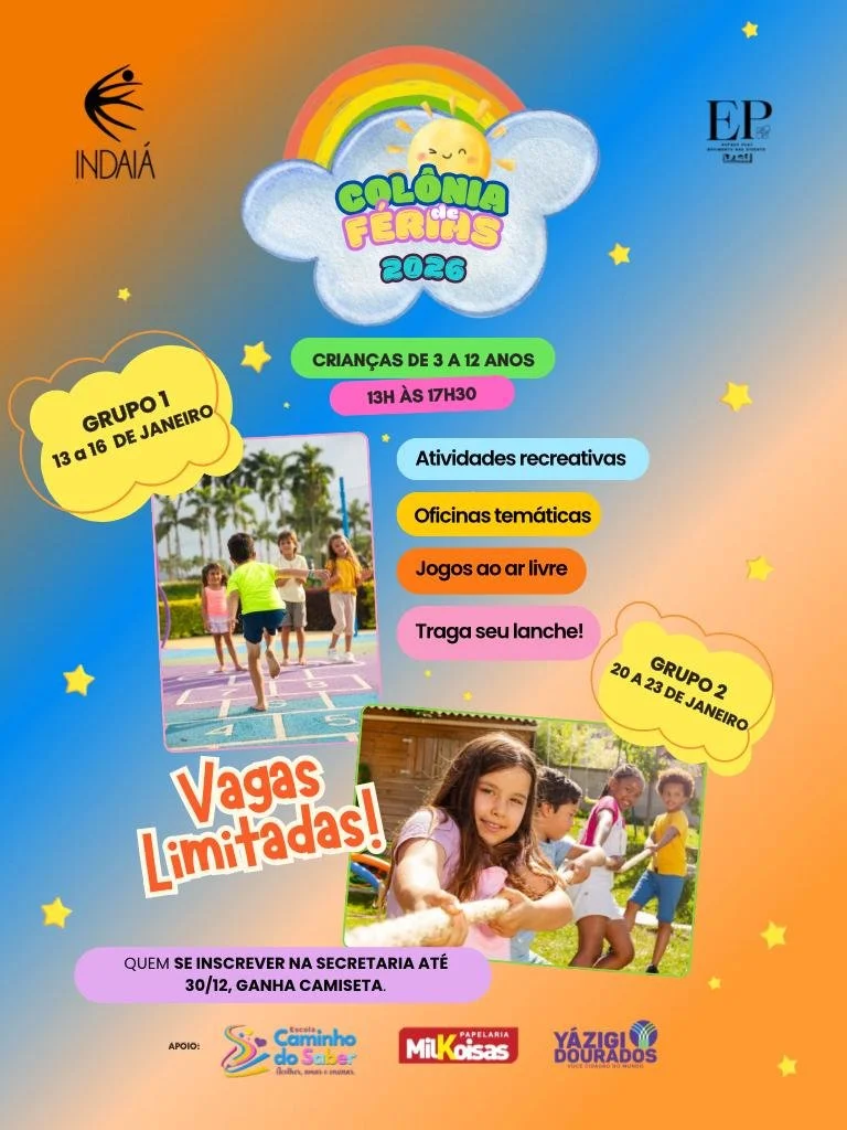 Colônia de Férias 2026