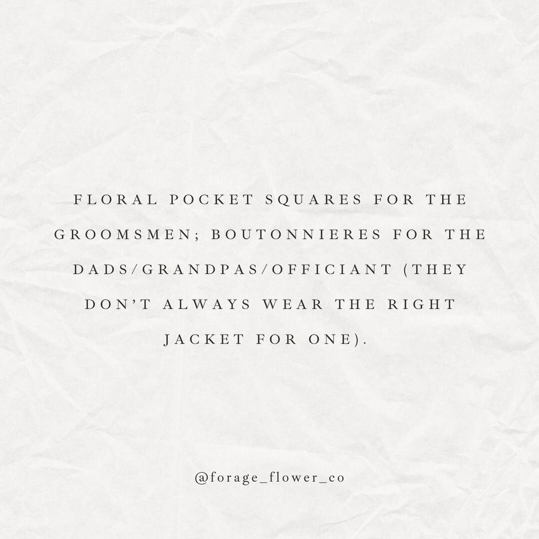 We love a pocket square moment but don&rsquo;t over order them!