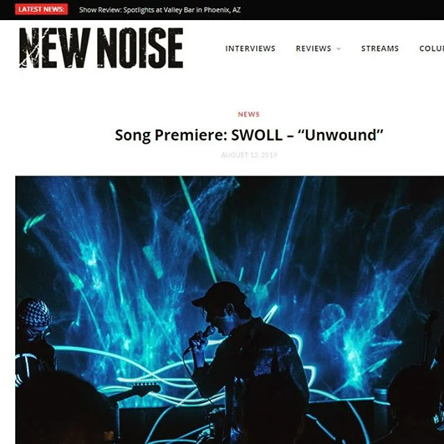 Premiere of title track &ldquo;Unwound&rdquo; up at @newnoisemagazine (link in bio ☝️). Have a listen and head over to swoll.bandcamp.com to pre-order the record on vinyl, cd and digital. Props to @brernotbrunch @greygoon @districtsoundlab for their 