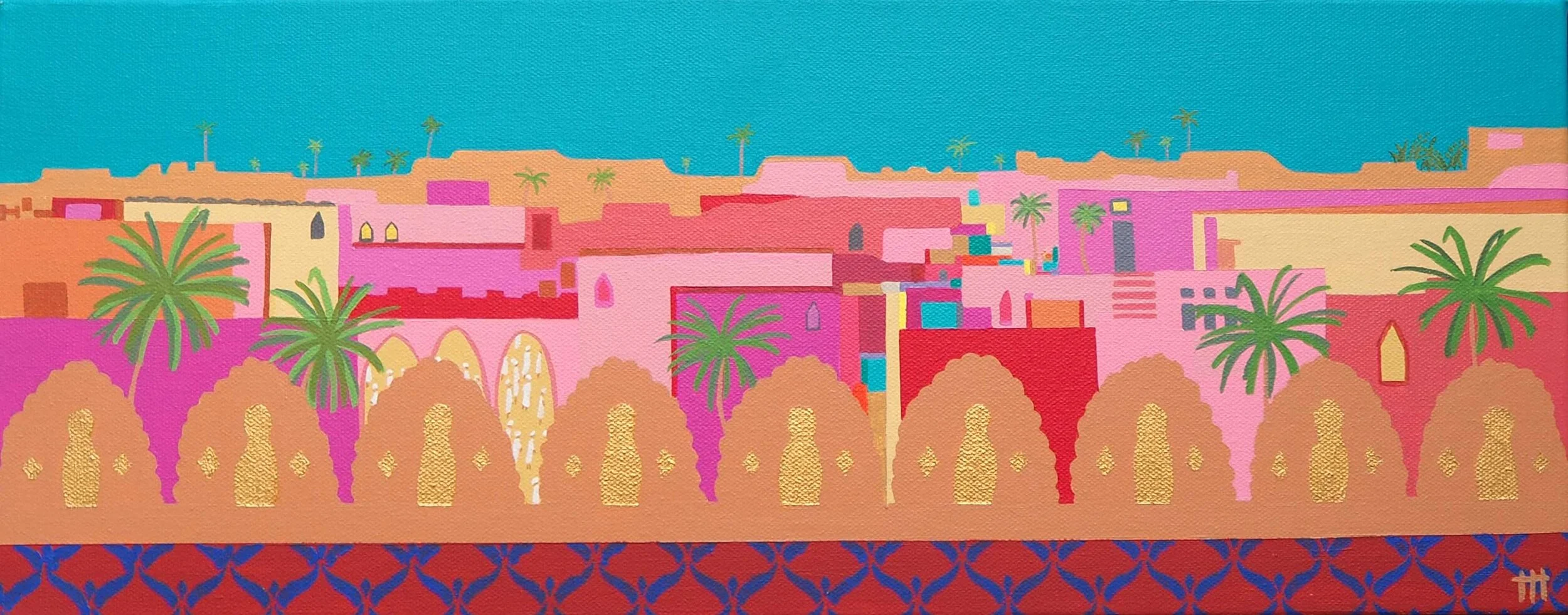 Rooftop Palm Trees