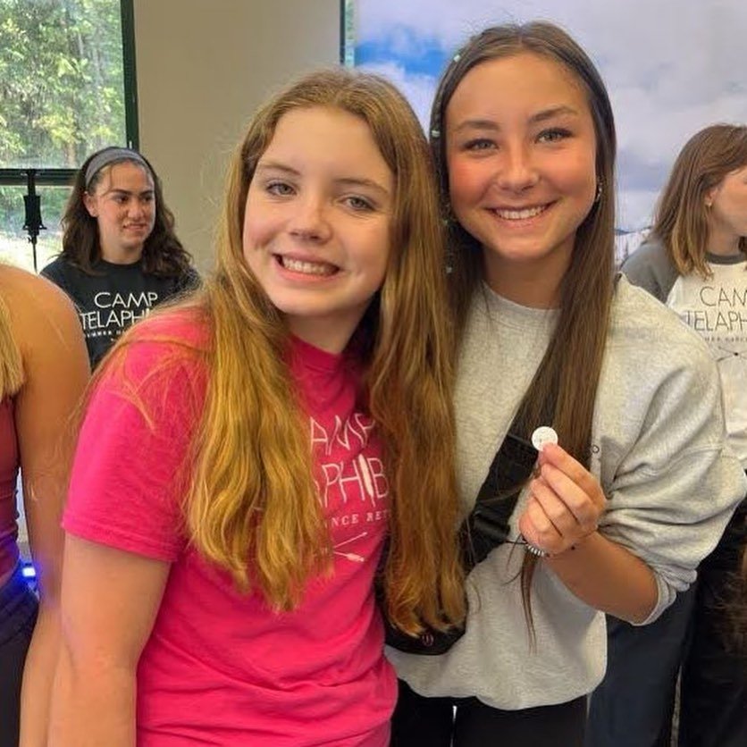 CAMP TELAPHIBA BUDDIES🧡🏹

From July to Alex:

&ldquo;To my buddy Alex, you&rsquo;re amazing! From the moment I found out you were my buddy at camp, I knew it was going to be a great week! You are an incredible dancer and person and you inspired me 