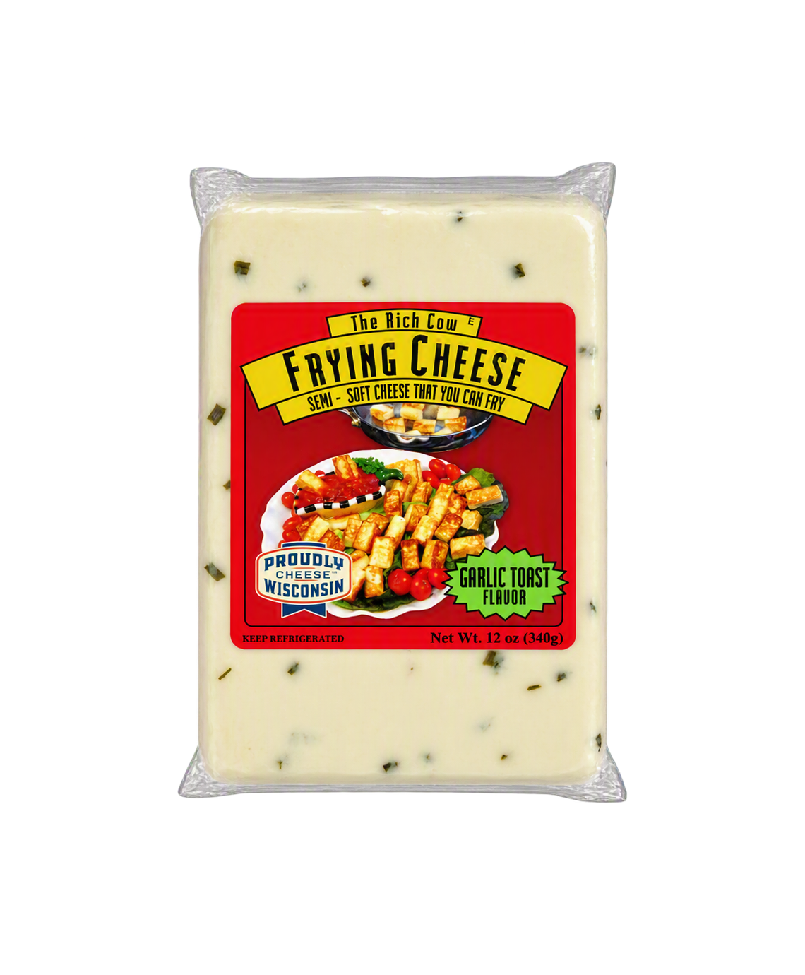 Frying cheese