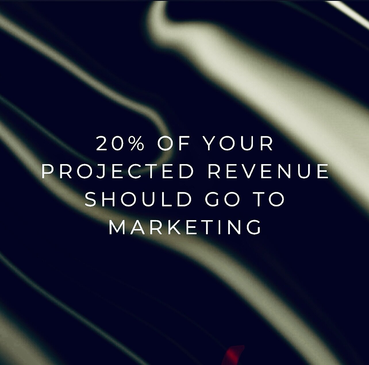 Hey there, fantastic folks! Well, there, I said it!
🧊Allocate 20% of your projected revenue for that marketing magic.

Whether it&rsquo;s jazzing up your website, brand refreshes, partnerships &amp; sponsorships, rocking outdoor ads, or sharing your