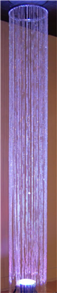 Crystal Column with Uplight 8' High | $45