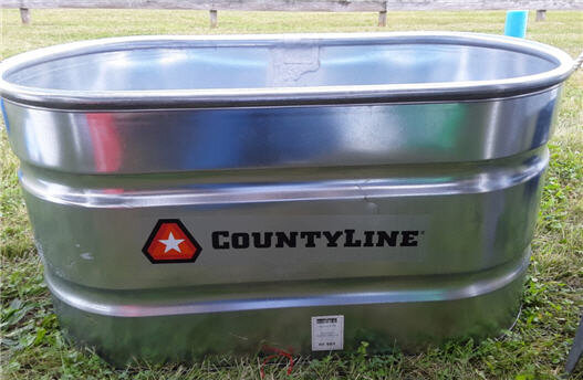 100 Gal Large Galvanized Drink Tub | $25