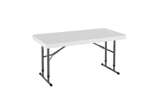 4' Rectangular Resin Table | $6.00