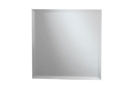 12" Square Beveled Mirror | $2