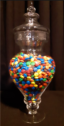 16" High Candy Vase | $5