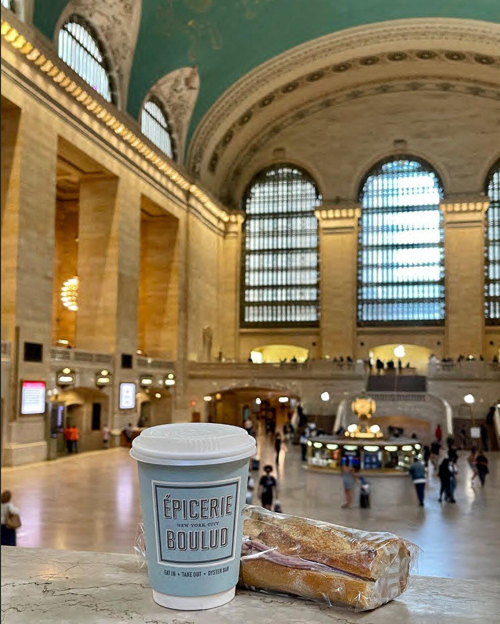 Stop by for coffee and a jambon beurre on your commute through Grand Central.