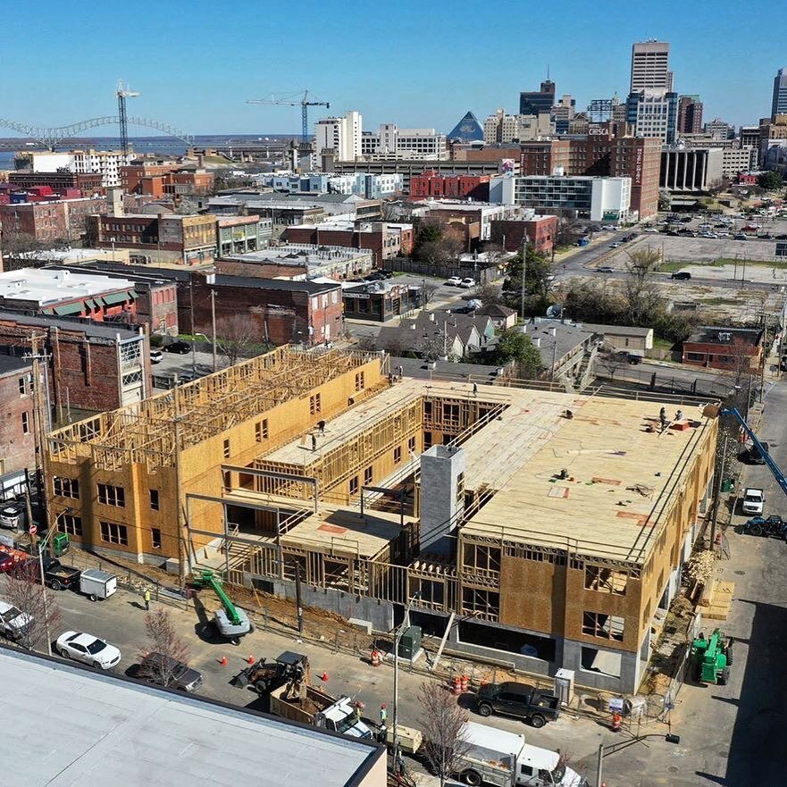 Progress on Museum Lofts in Downtown Memphis!