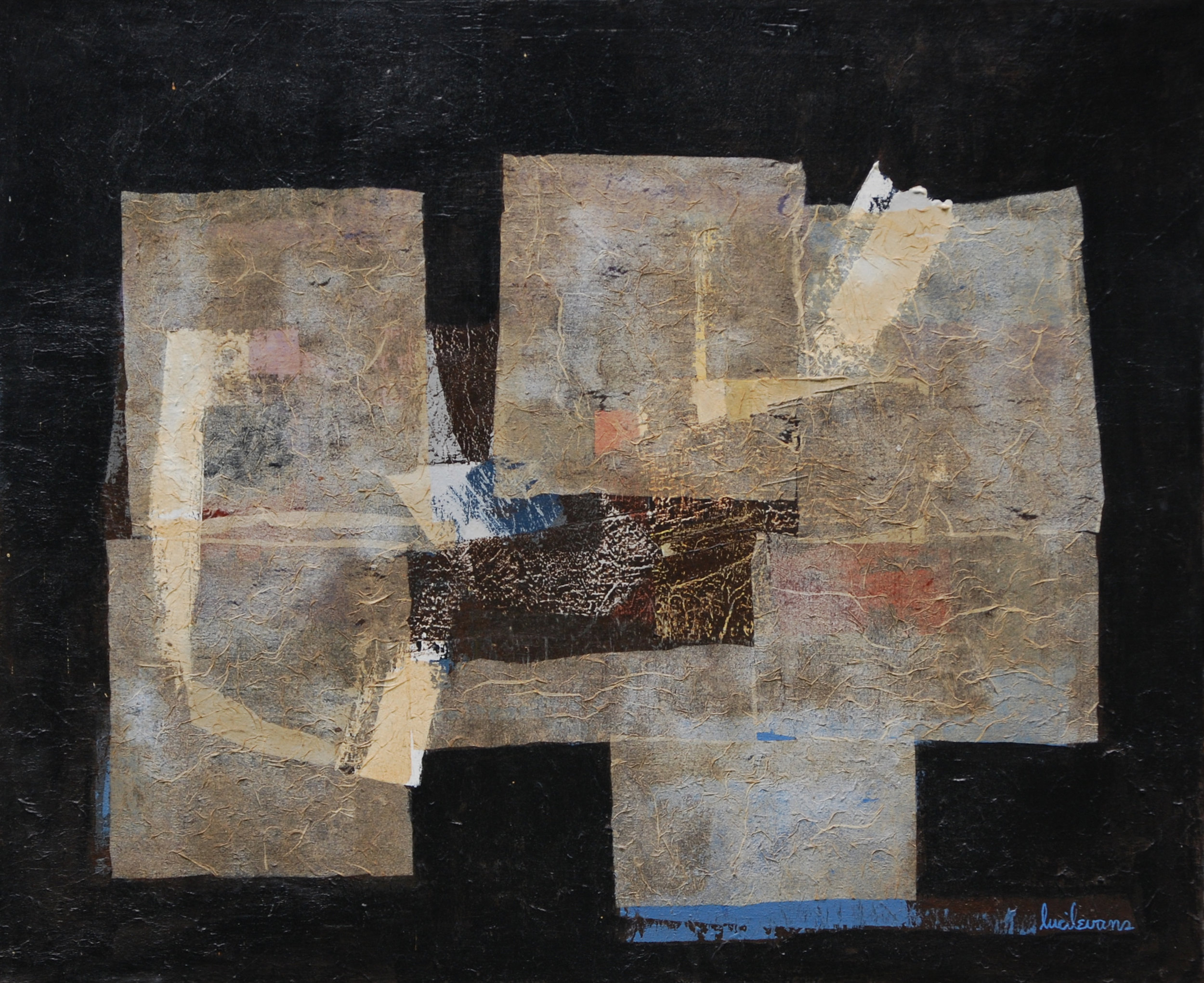 The Third Day, 1962, Casein, acrylic and collage on canvas, 28.5_x34.5_ - 1.jpg
