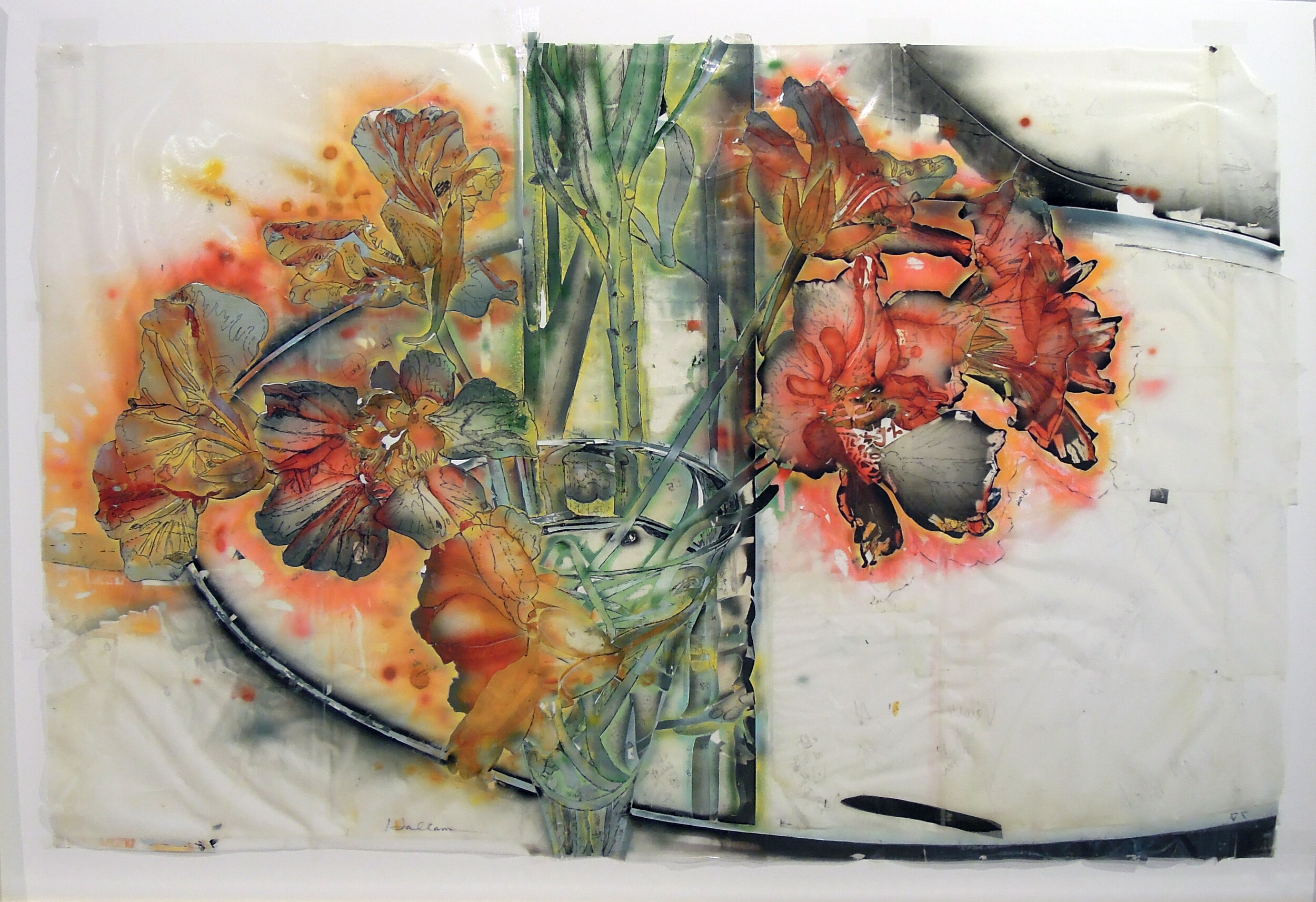 Beverly Hallam, Nasturtiums in a Circle (1998)