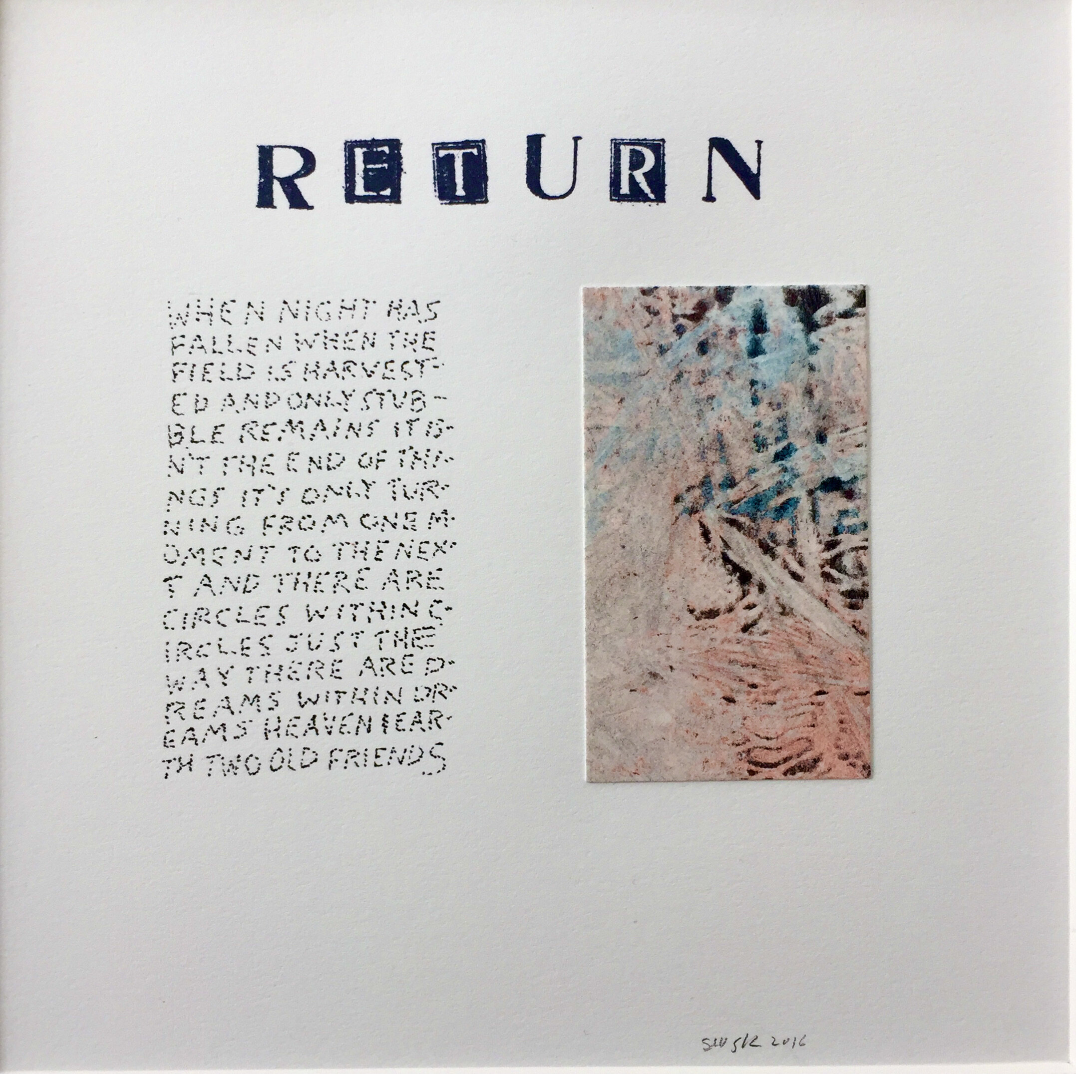 Susan Webster and Stuart Kestenbaum, Return