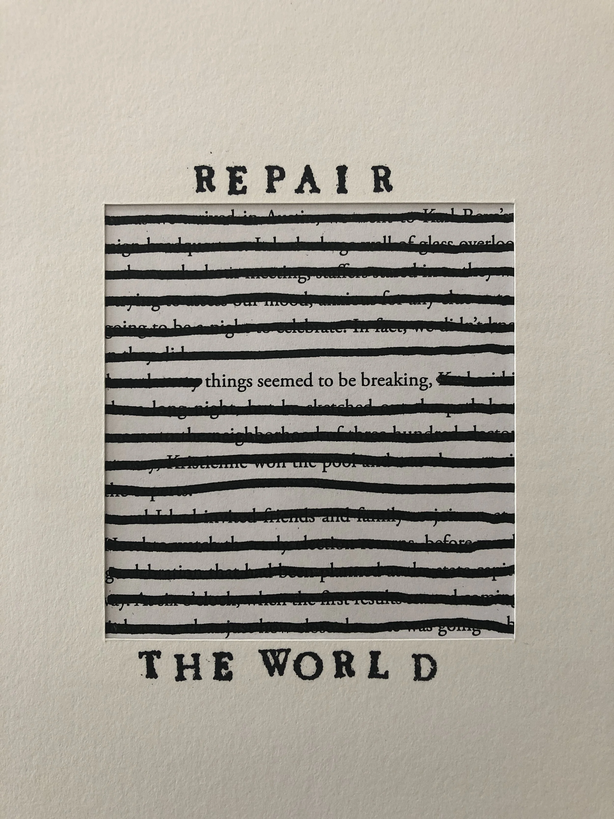 Stuart Kestenbaum, Repair the World 