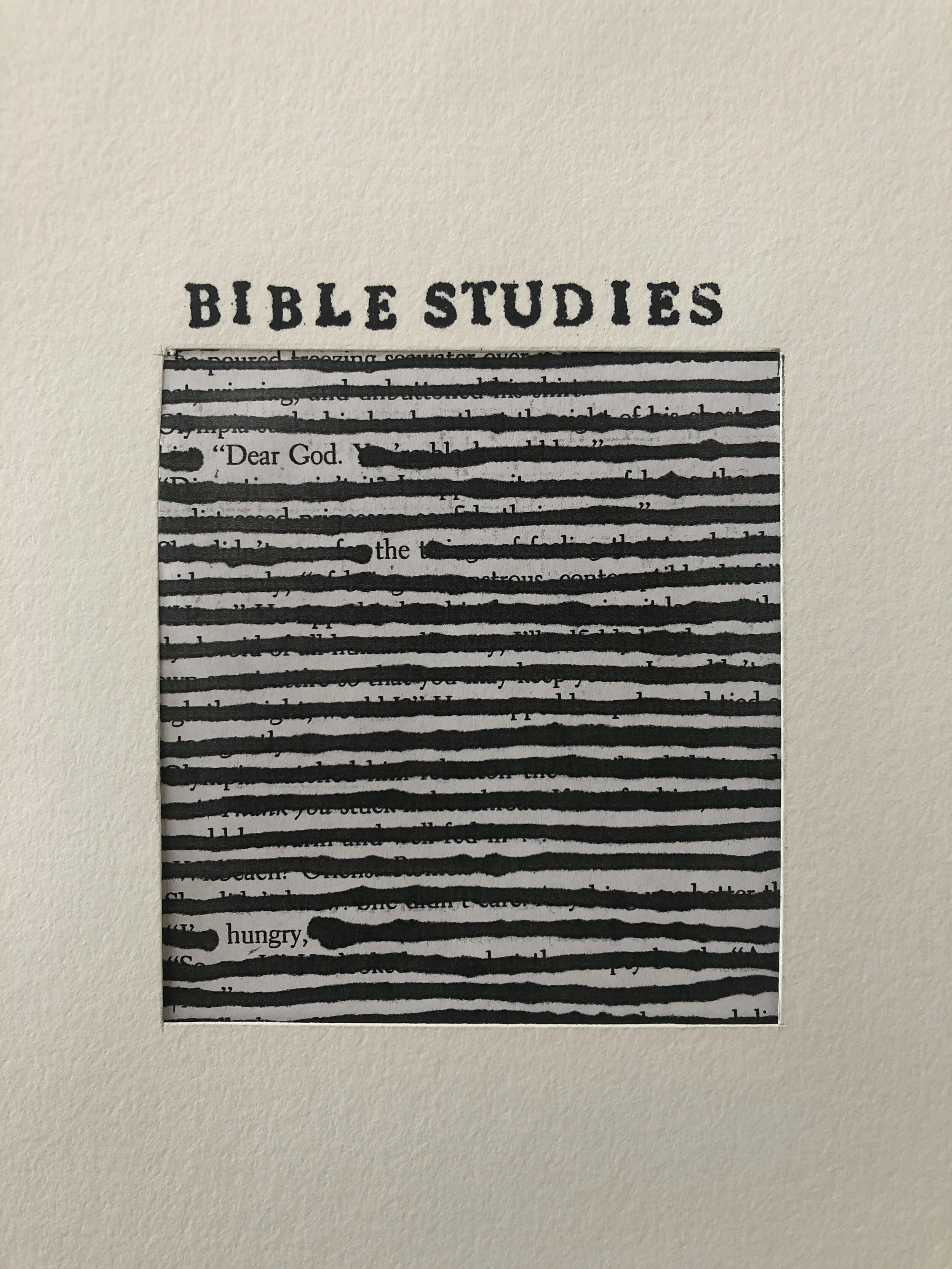 Stuart Kestenbaum, Bible Studies 