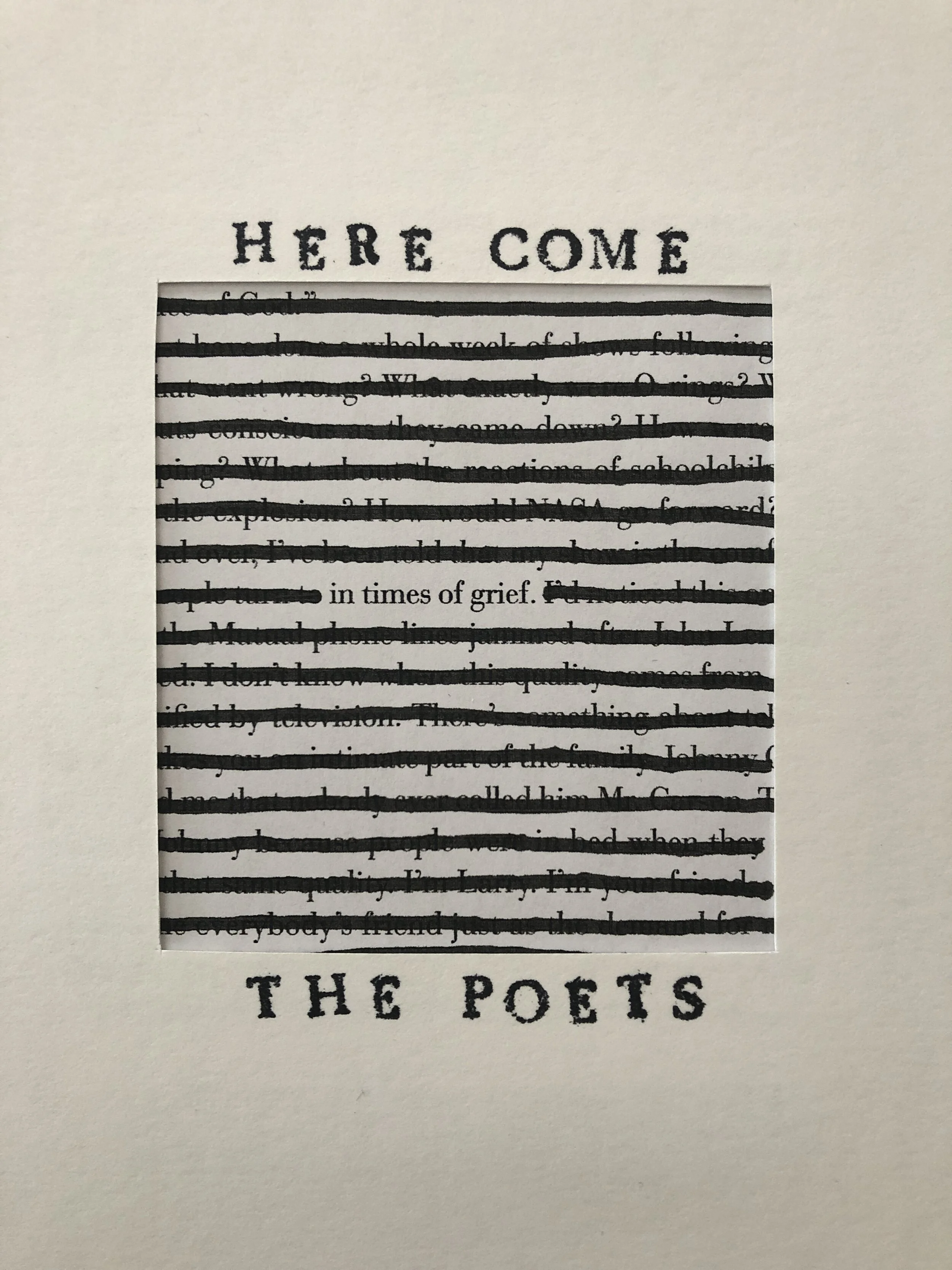 Stuart Kestenbaum, Here Come the Poets 
