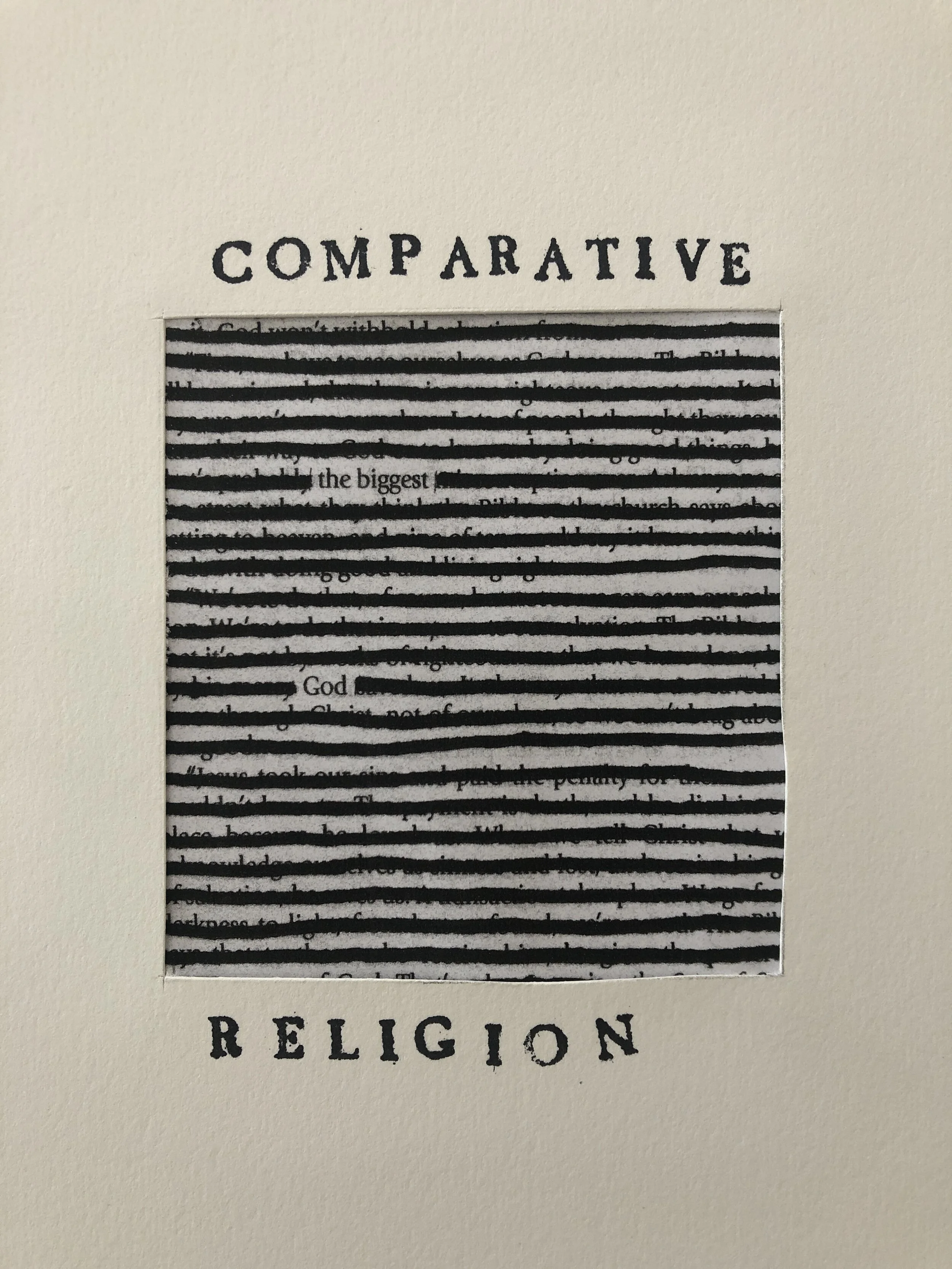 Stuart Kestenbaum, Comparative Religion 