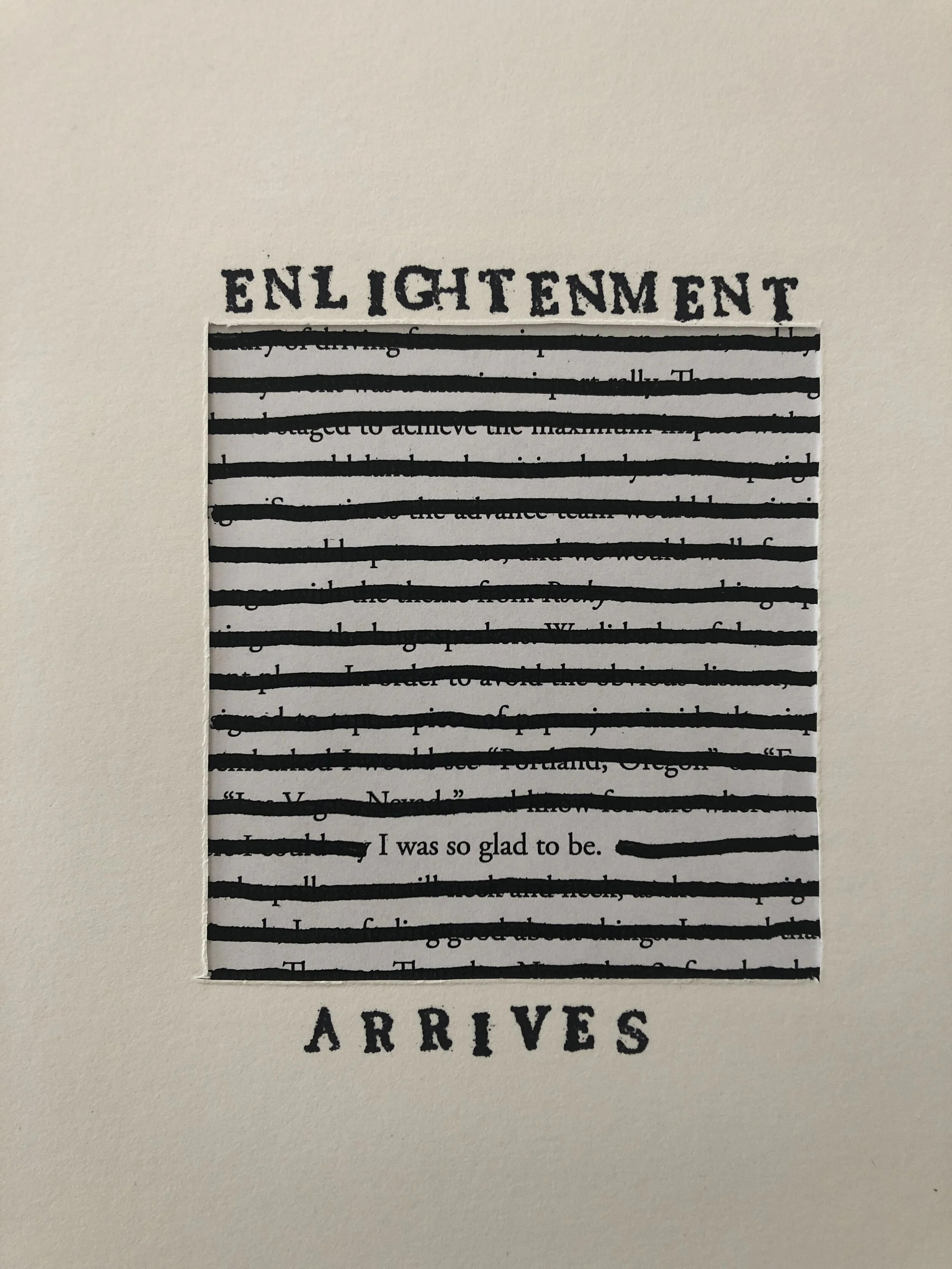 Stuart Kestenbaum, Enlightenment Arrives 