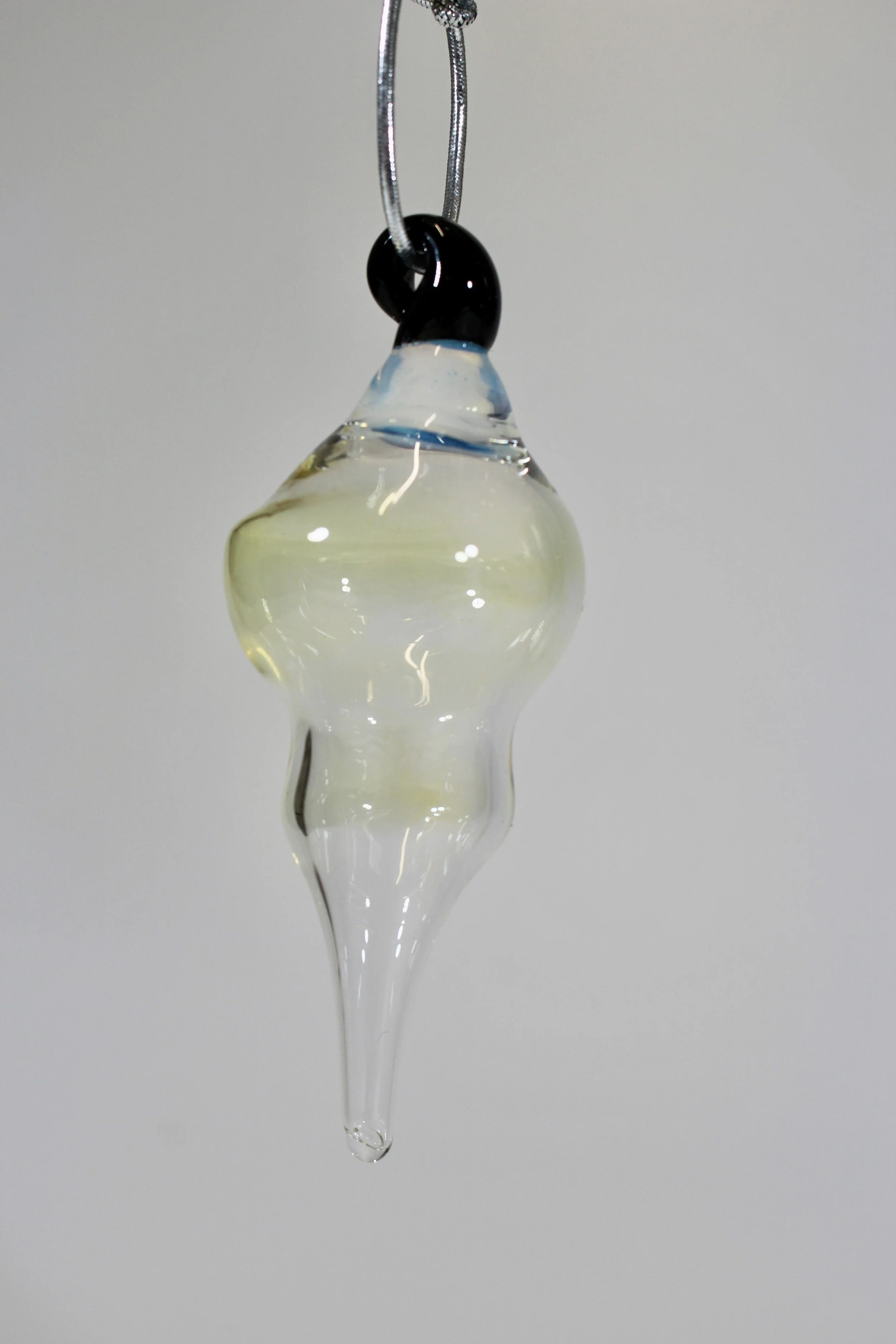 Sam Lawrence, Glass Ornament - Organic Shape with Gold Fume