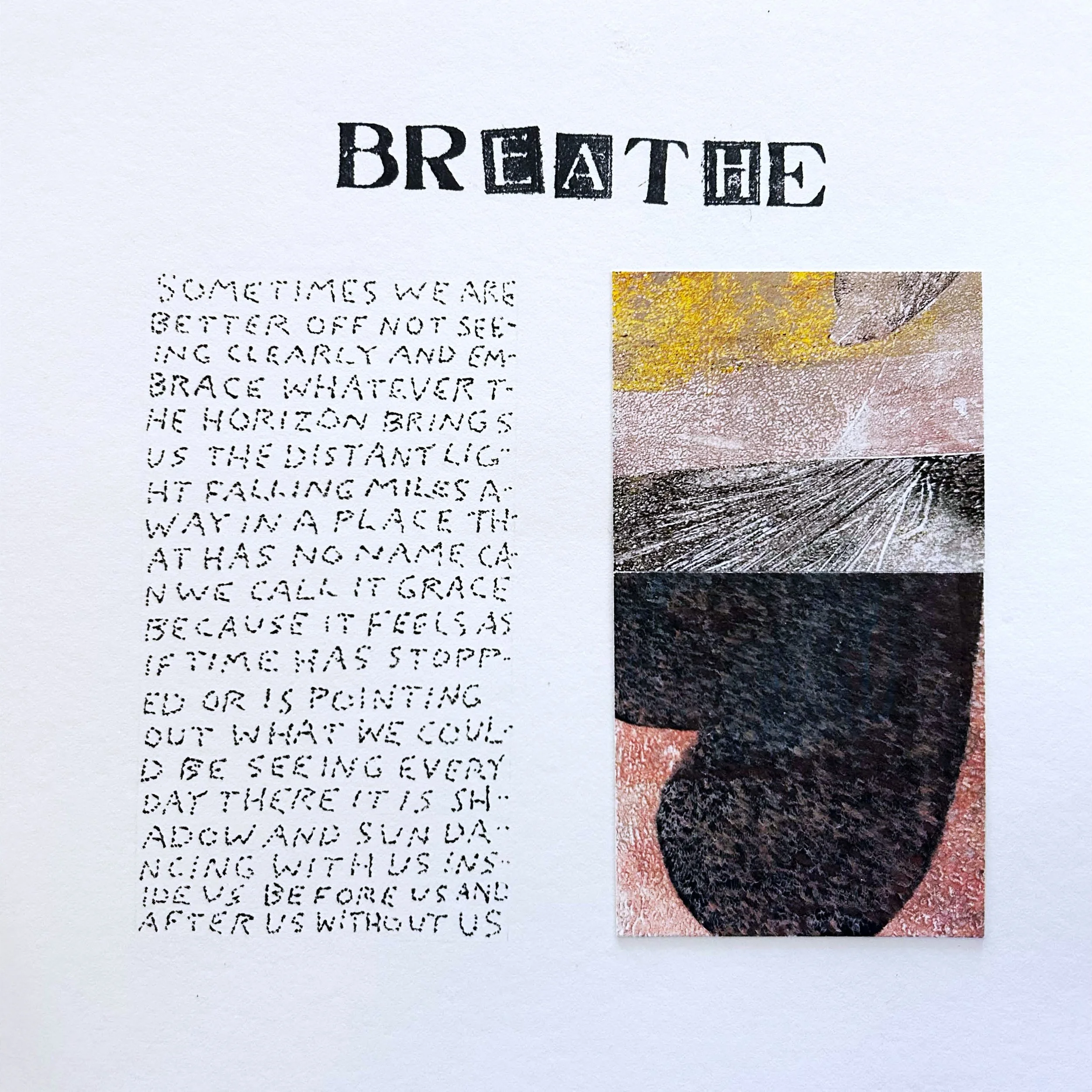 A Quiet Book: Collaborations in Writing and Visual Art