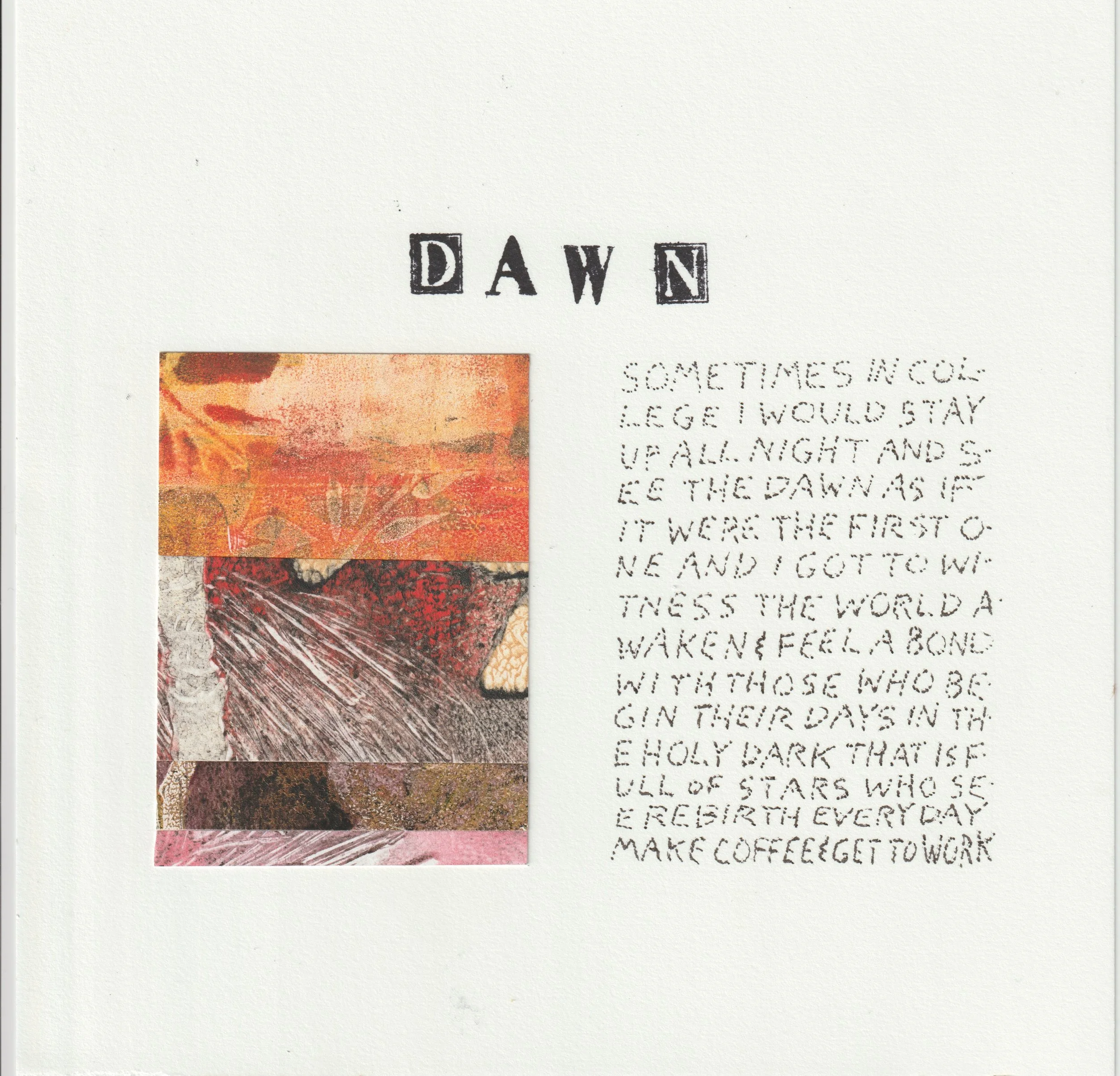 A Quiet Book: Collaborations in Writing and Visual Art