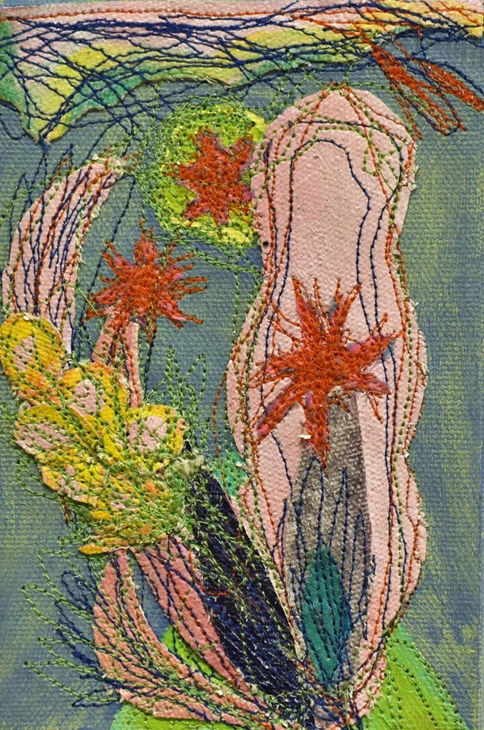 Orange Flower with Pink (2021)