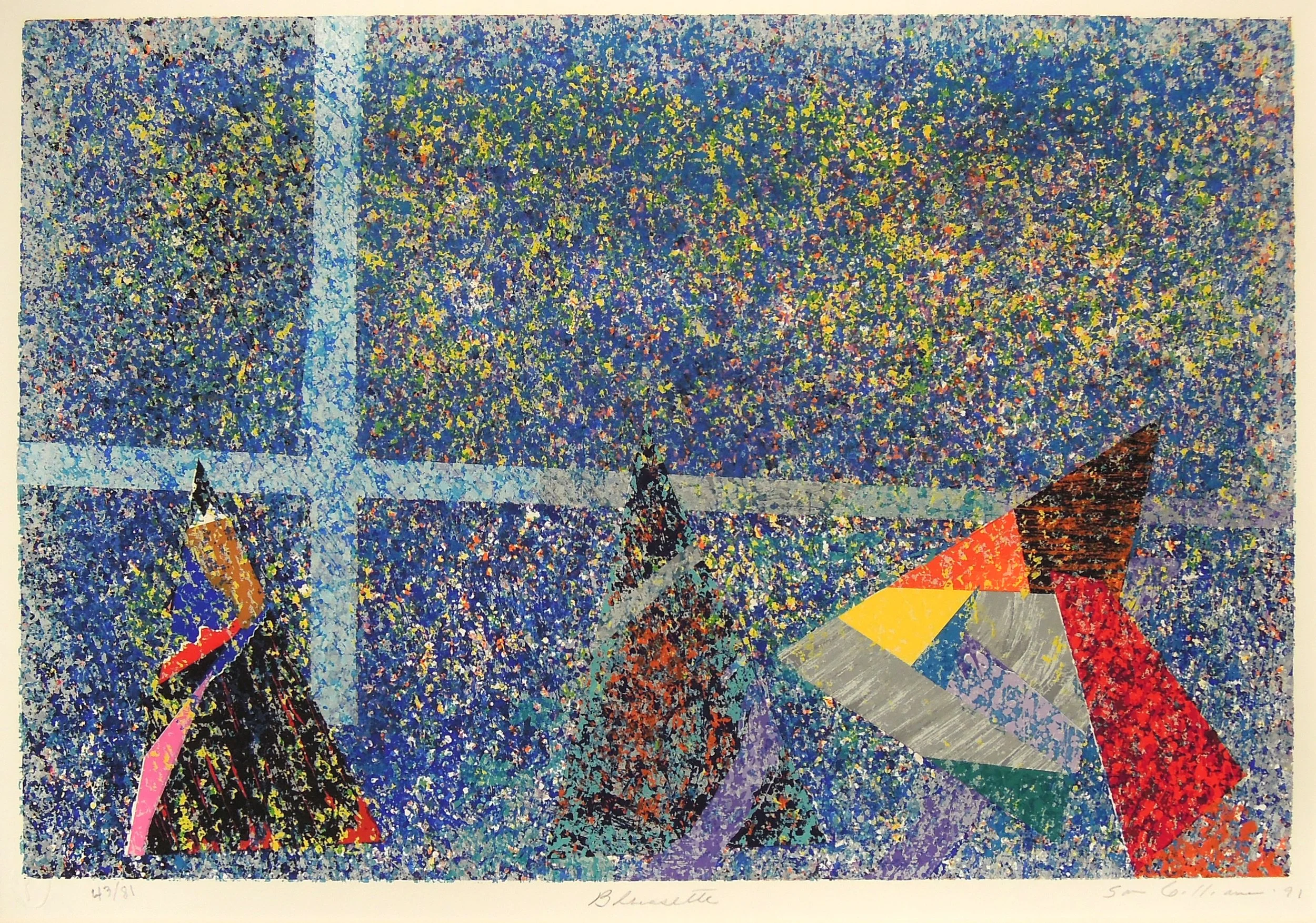 Sam Gilliam, Bluesette (1991)