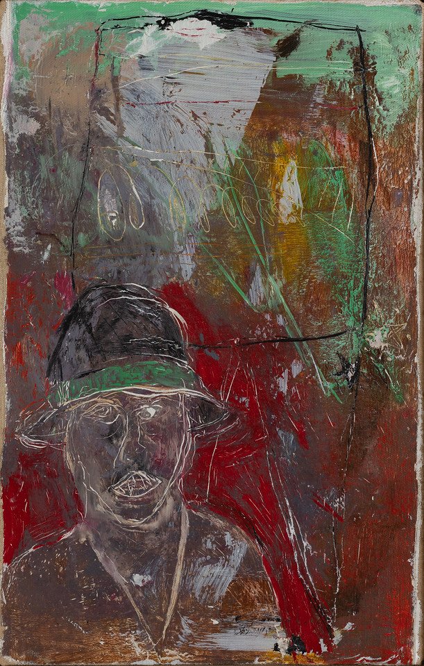 Hatted White Line 