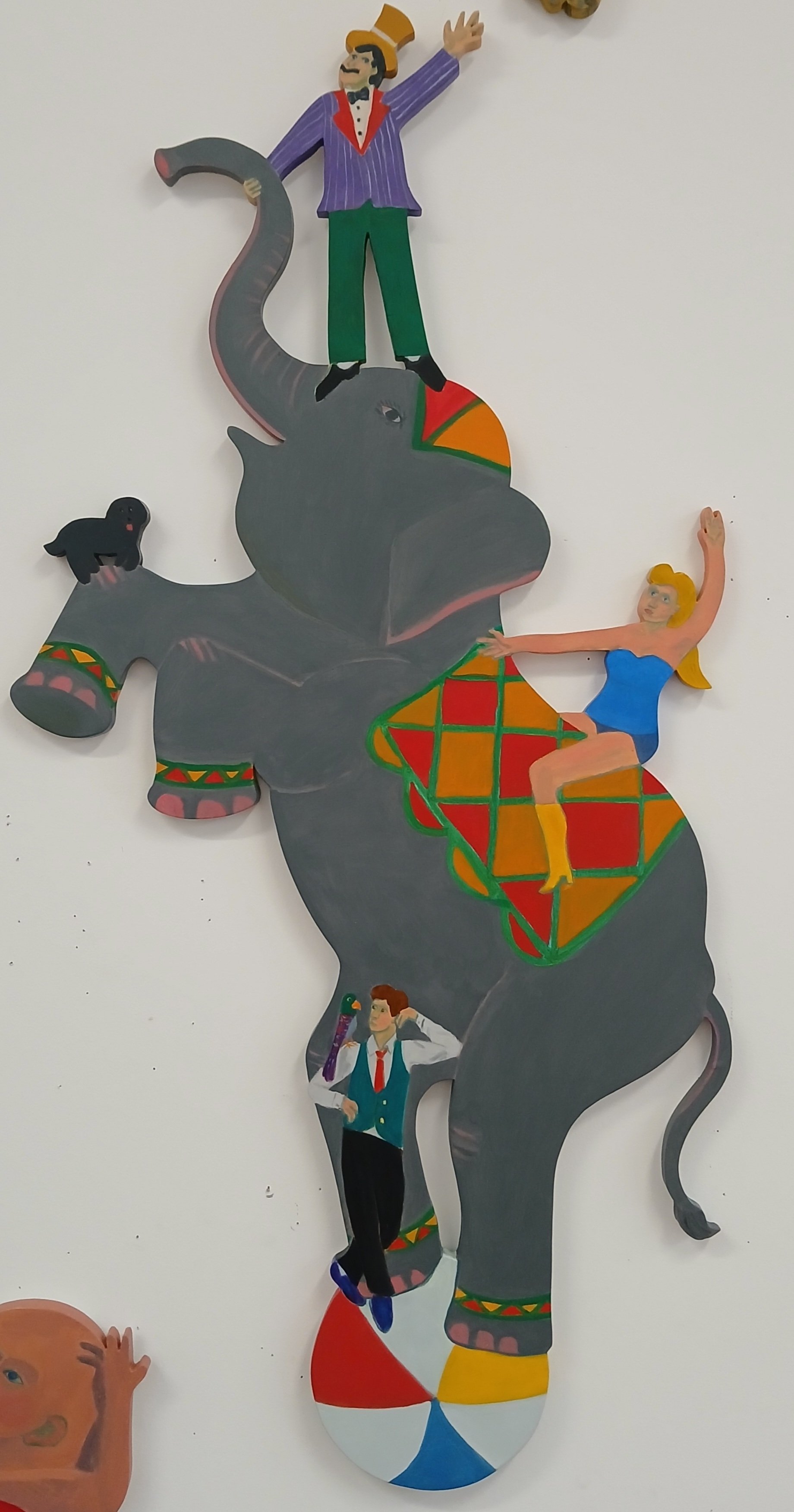 Elephant Standing on a Beach Ball (2023)	