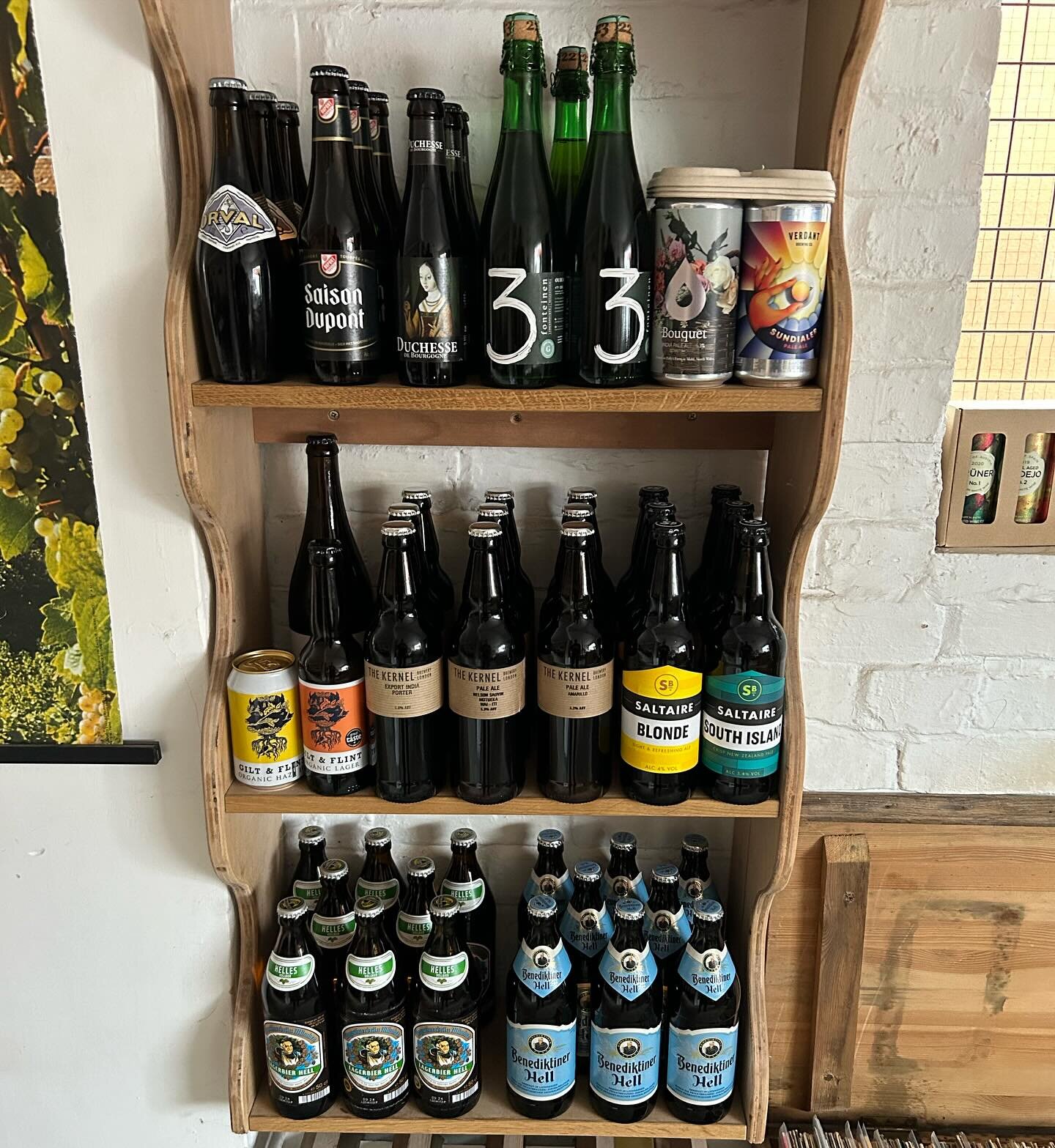 New beers are here! 🍺 From Munich Helles and bottle conditioned English IPA to Lambic and Saison. We&rsquo;ve carefully chosen beers that are hard to find locally or that we just love. Everything will be available cold from next week to enjoy in the
