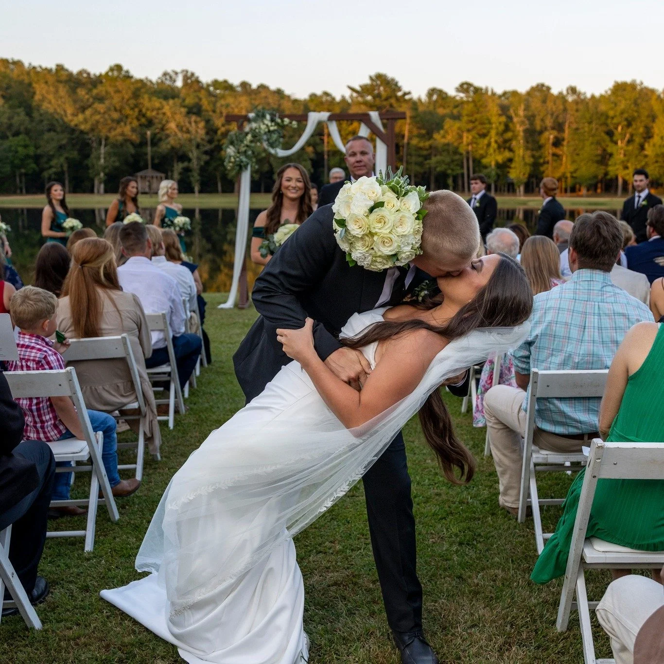 We just can't get enough of these too! Here are just a few teaser photos from Deanna and Heath's beautiful wedding day yesterday. 

Venue: Behind The Pines LLC 
Dress: @David's Bridal 
Hair &amp; Makeup: @katelee_box 
Cakes: The Bakery and Cafe Carth