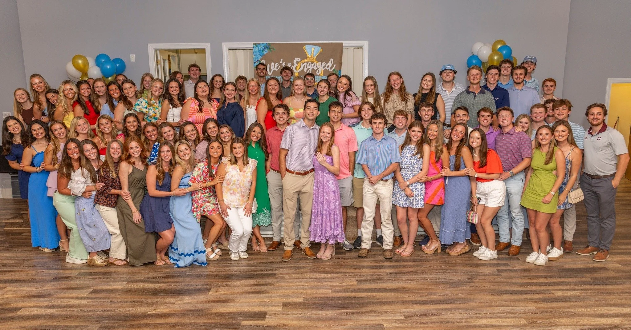 A post-proposal party is always a win!