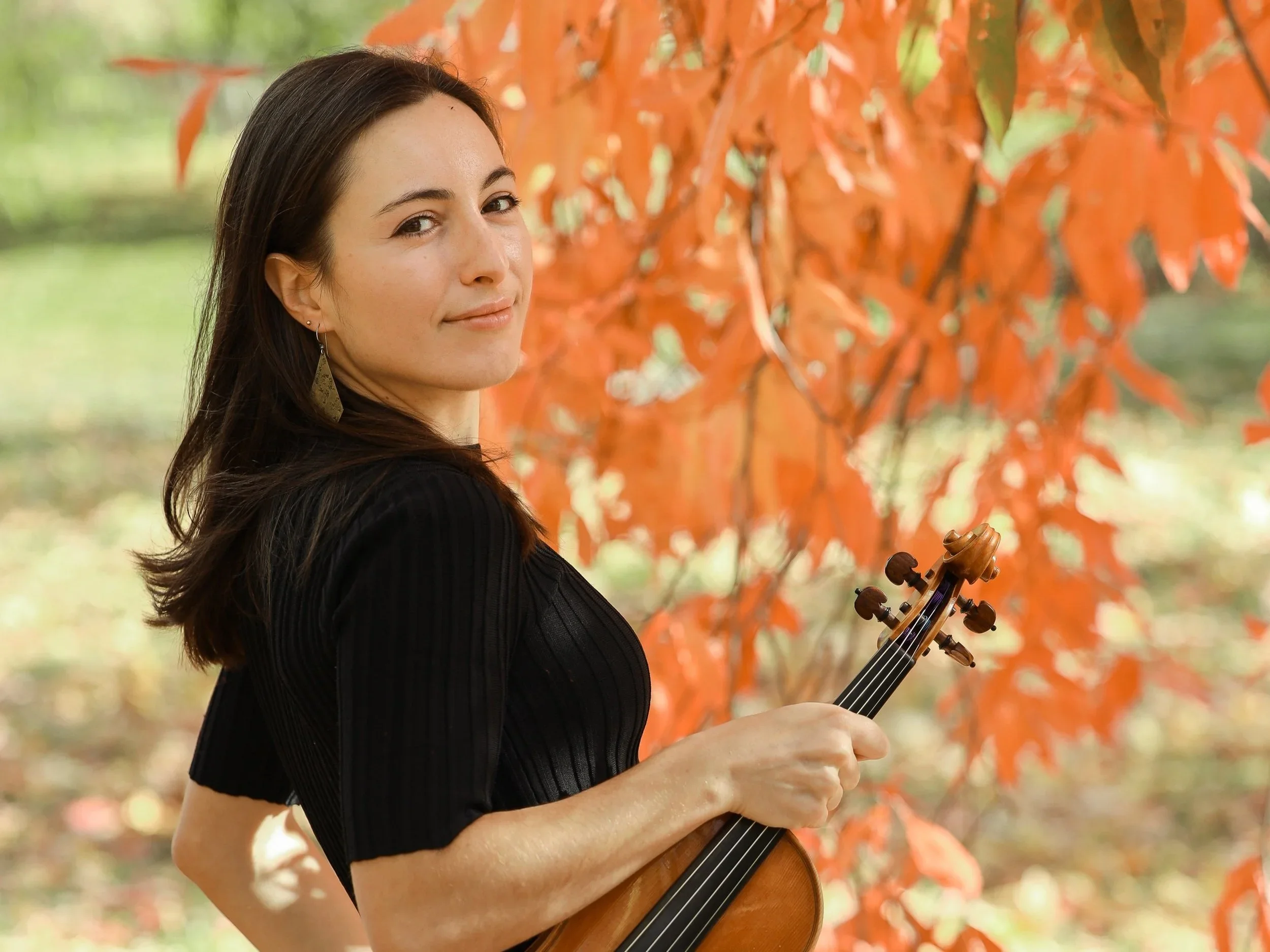 Sophia Szokolay and Diane Katzenberg Braun perform Violin Sonata No. 2 at West Tisbury Public Library (Martha's Vineyard)