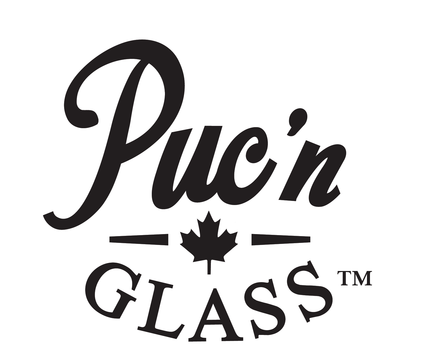 Hockey Puck Beverage Glasses