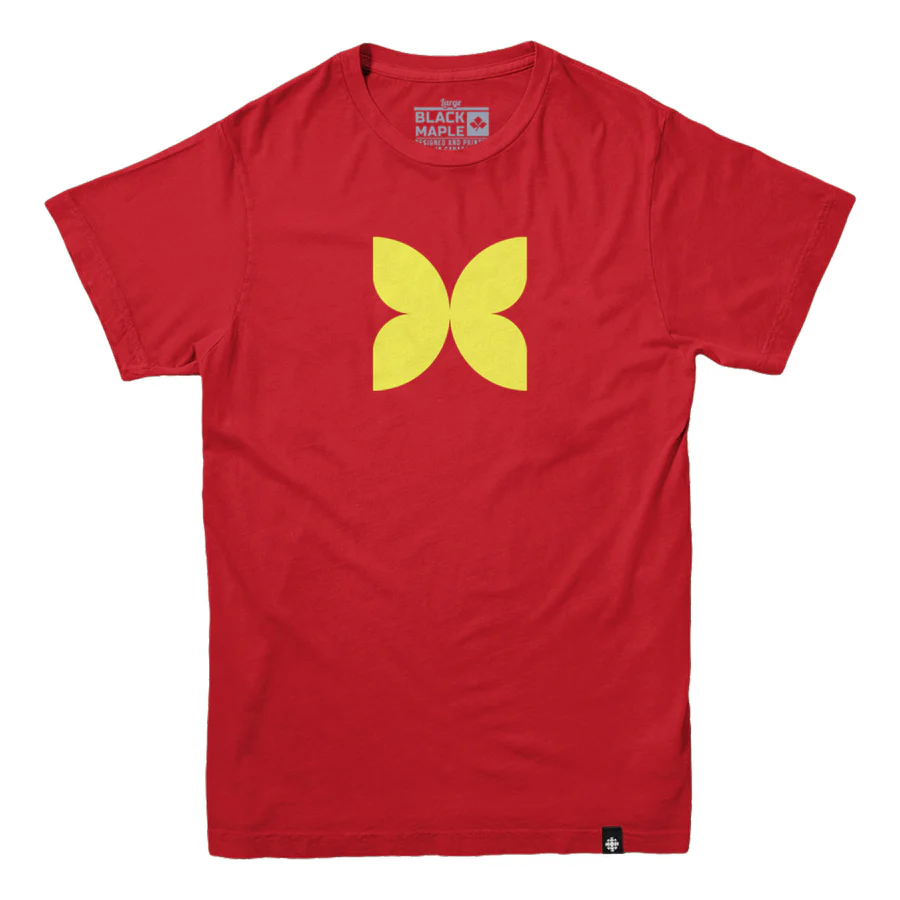   $35.00  Black Maple Trading Co.   Papillon de Radio-Canada T-Shirt / Radio-Canada Butterfly T-Shirt 