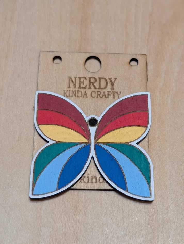    $12.00  Nerdy Kinda Crafty   CBC 1966 Logo Pin or Magnet / Épinglette ou aimant avec le logo de Radio-Canada de 1966  Made in Canada 🍁 Fabriqué au Canada 