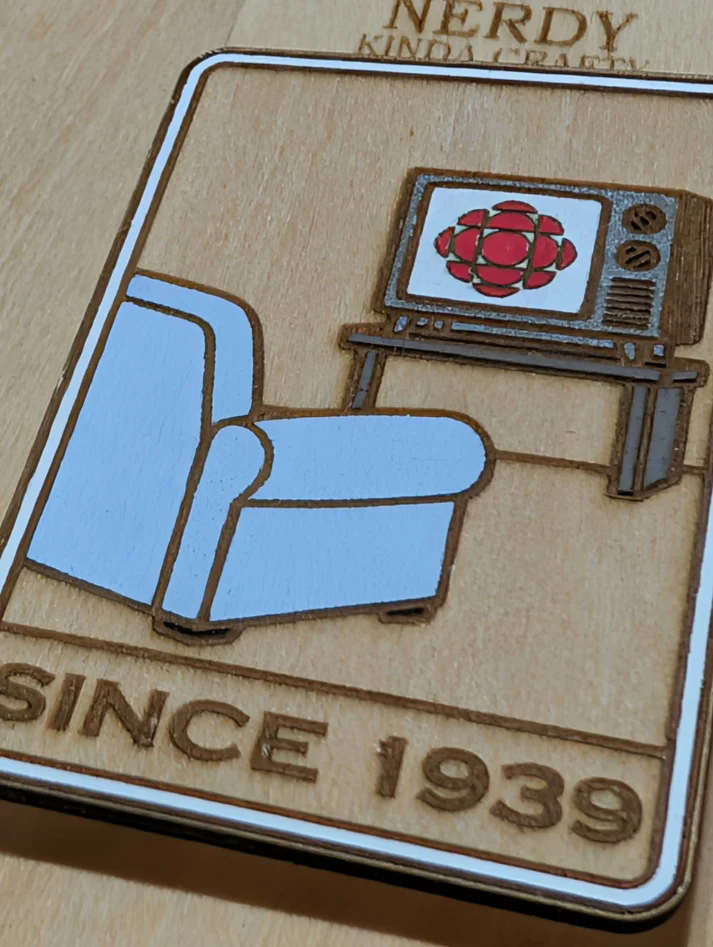    $12.00  Nerdy Kinda Crafty   Since 1939 Magnet / Depuis 1939 Magnet  Made in Canada 🍁 Fabriqué au Canada 