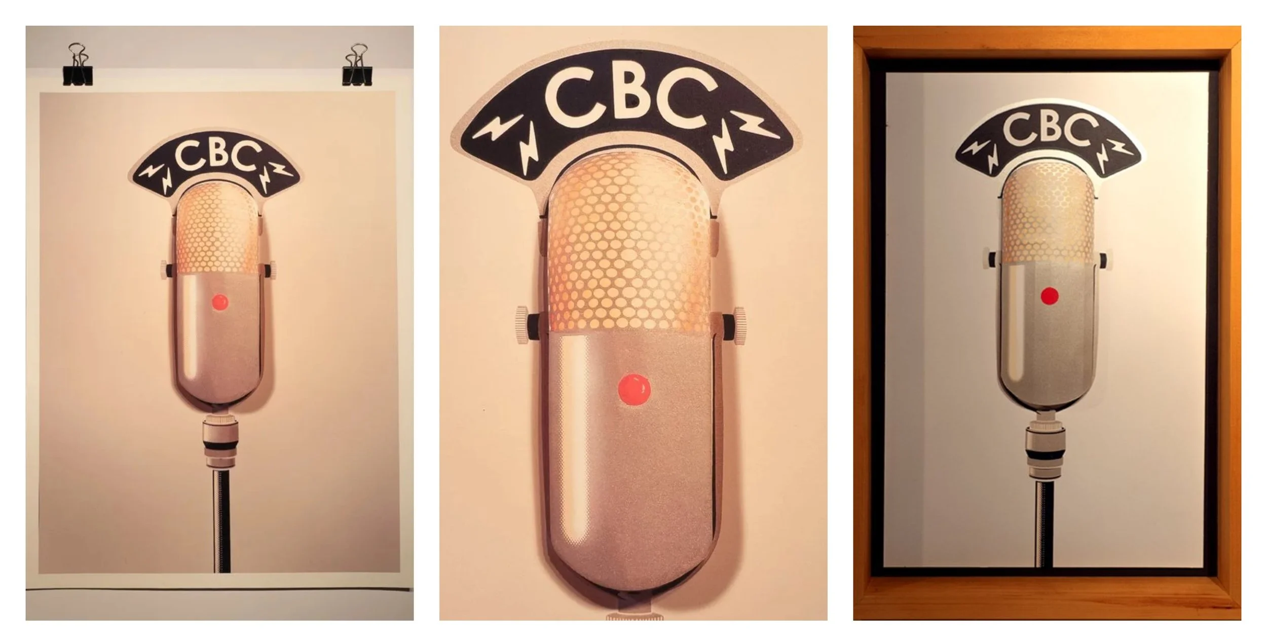    From $79.95  This is Woodrow   Fine Art 2D Reproduction or Original Sculpture with working CBC radio. Each piece in meticulously crafted by hand by Jeffery Woodrow - an Artist, Designer, educator and filmmaker who resides in Quebec Canada.  Reprod