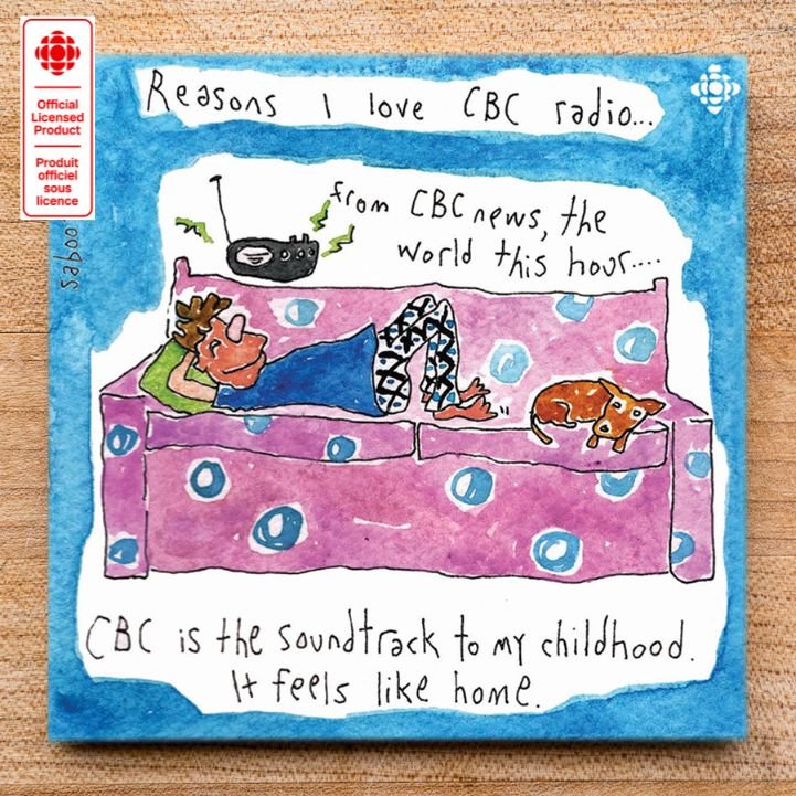    $10.00  Sa Boothroyd   Made in Canada 🍁 Fabriqué au Canada  Coaster or Magnet / Dessous de verre ou aimant 