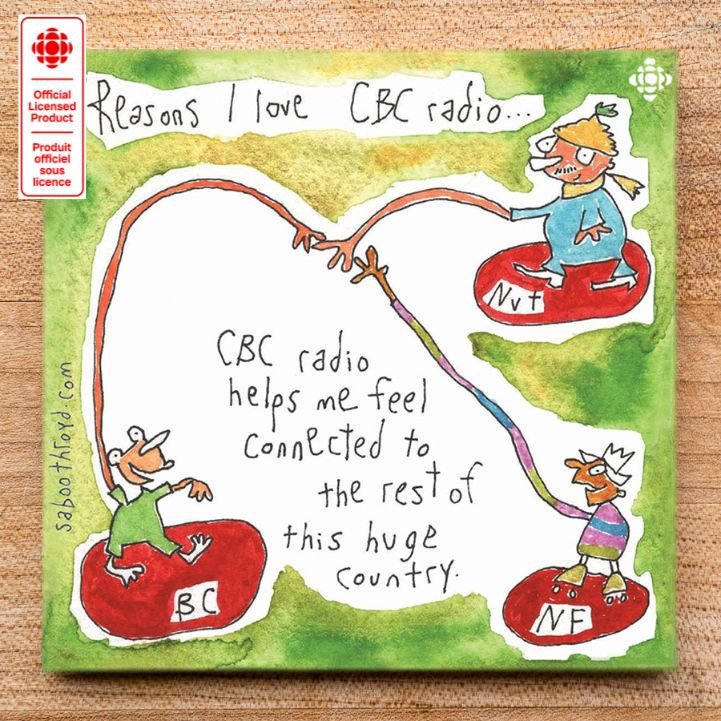    $10.00  Sa Boothroyd   Made in Canada 🍁 Fabriqué au Canada  Coaster or Magnet / Dessous de verre ou aimant 