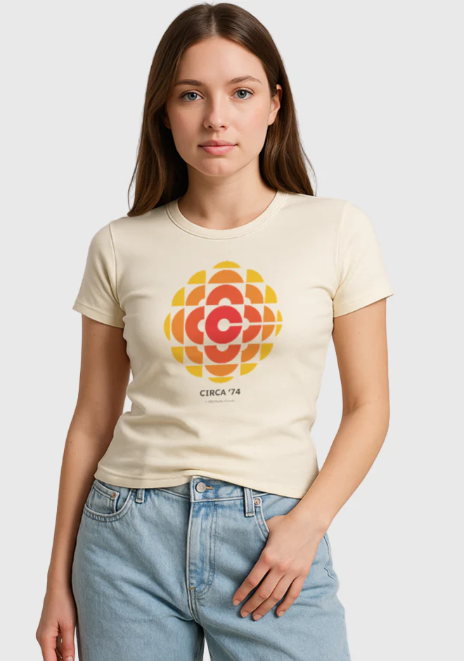    $30.00 &nbsp;Canadian Faire   Women’s Rib Tee / T-shirt côtelé femme  Made in Canada 🍁 Fabriqué au Canada 
