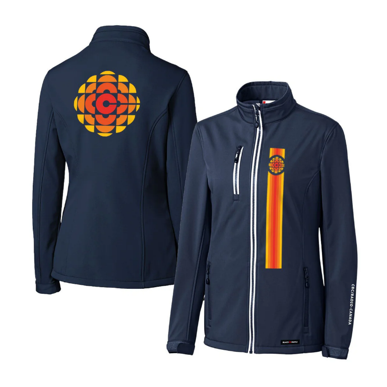    $95.99  Black Maple Trading Co.   Women's Softshell Jacket / Veste softshell pour femme  Designed &amp; Printed in Canada / Conçu et imprimé au Canada 