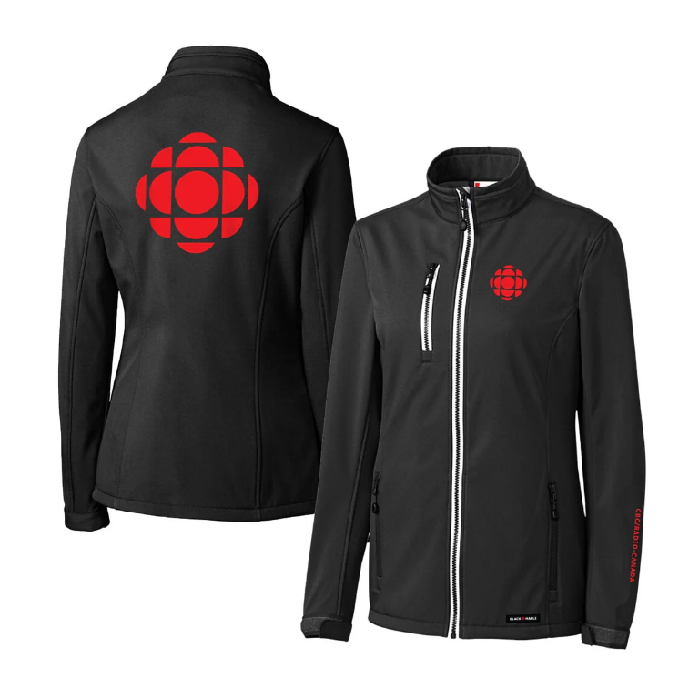    $95.99  Black Maple Trading Co.   Women's Softshell Jacket / Veste softshell pour femme  Designed &amp; Printed in Canada / Conçu et imprimé au Canada 