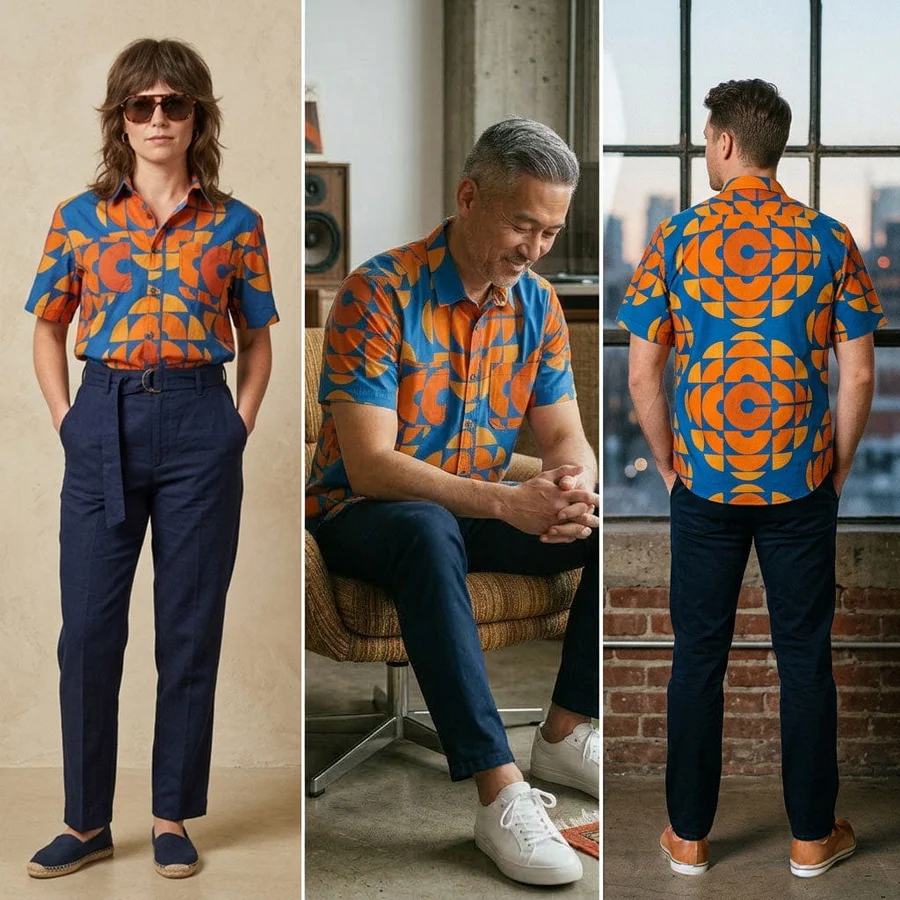   $79.00  Black Maple Trading Co.   A vintage-inspired recreation of the shirts associated with CBC’s broadcast crews during coverage of the 1976 Games.    In 1976, CBC brought the Games to Canadians across the country. Broadcast teams wore distincti