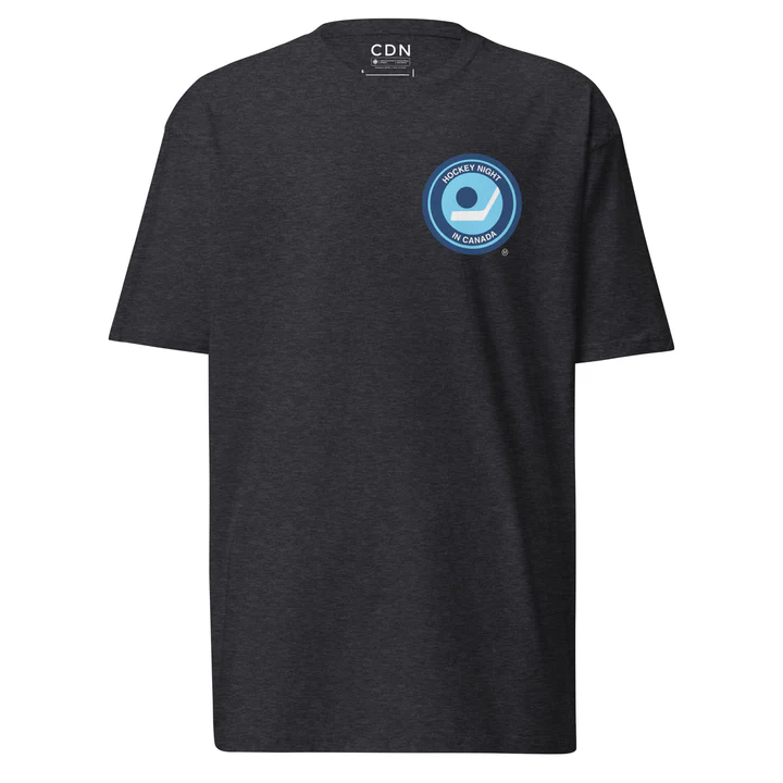    $60.00  CDN   Unisex Heavyweight Cotton T-Shirt (Assorted colours) / T-shirt unisexe en coton épais (couleurs assorties)  IImported, Designed in Canada / Importé, conçu au Canada 